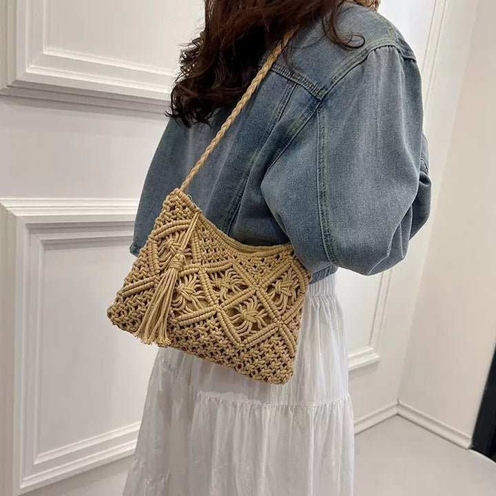 Macramé Shoulder Bag Bowlift