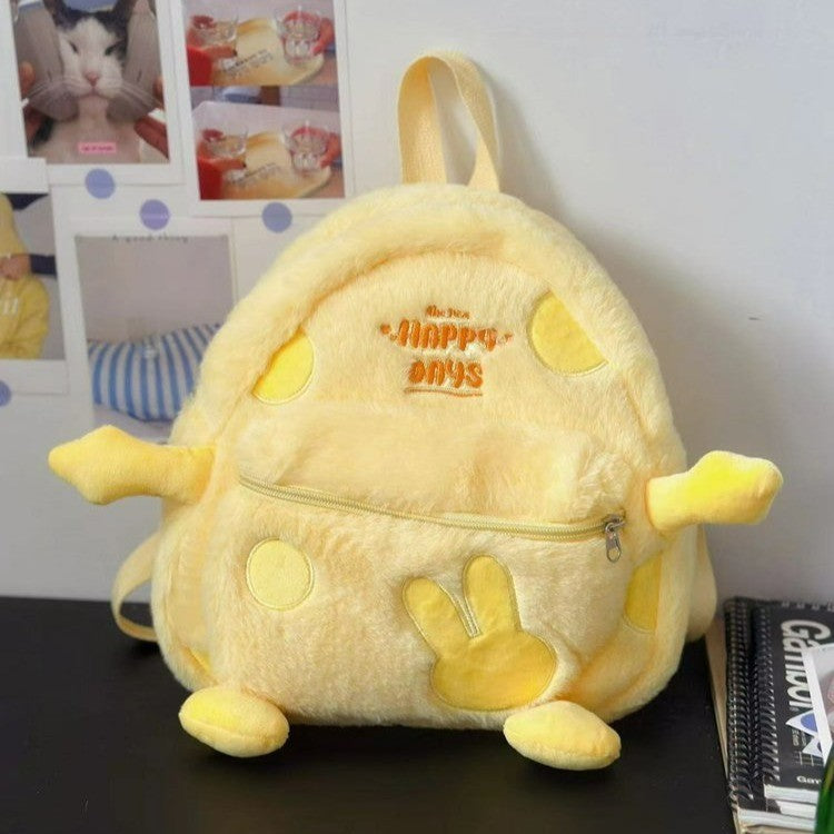 Plush backpack with cheerful design Bowlift