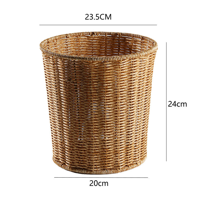 Eco-Friendly Wicker Waste Basket Bowlift