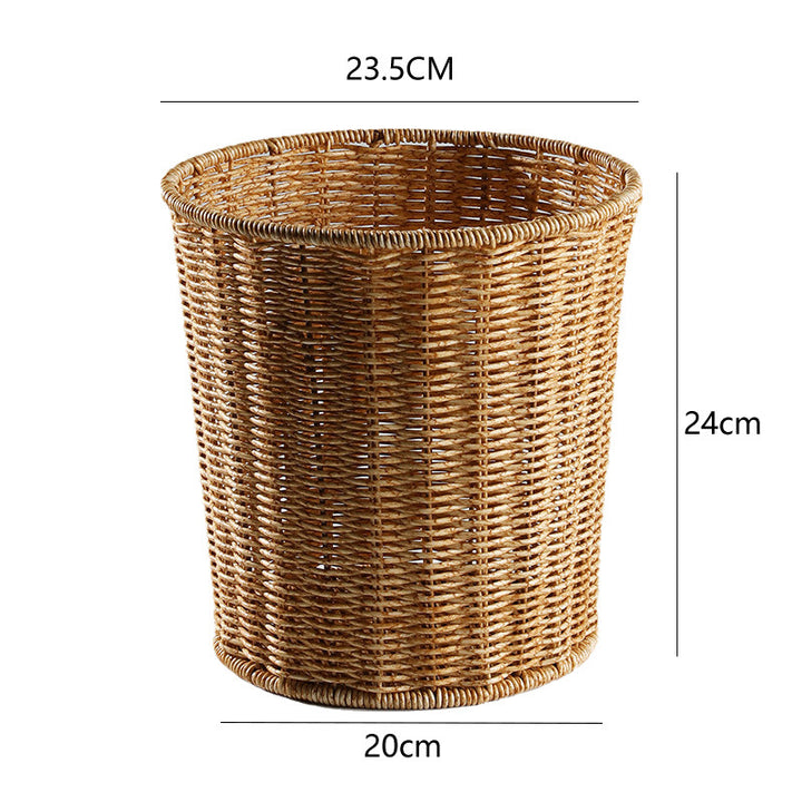 Eco-Friendly Wicker Waste Basket Bowlift