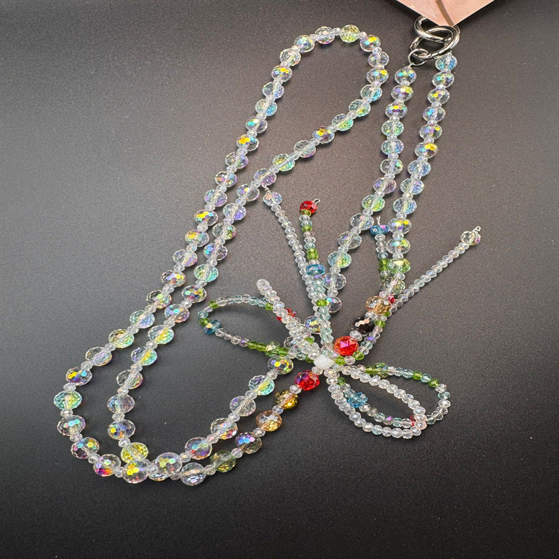Multi-Strand Beaded Eyewear Necklace Bowlift