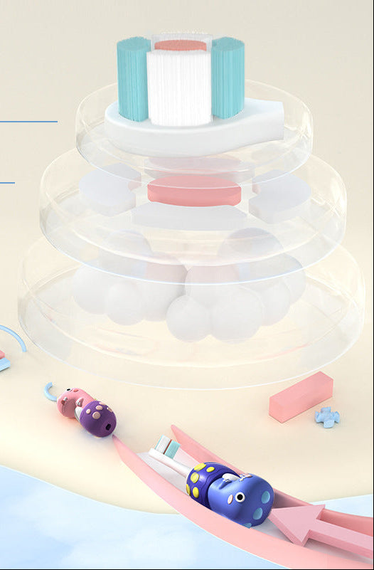 Dinosaur-Themed Ultra Soft Toothbrush Bowlift