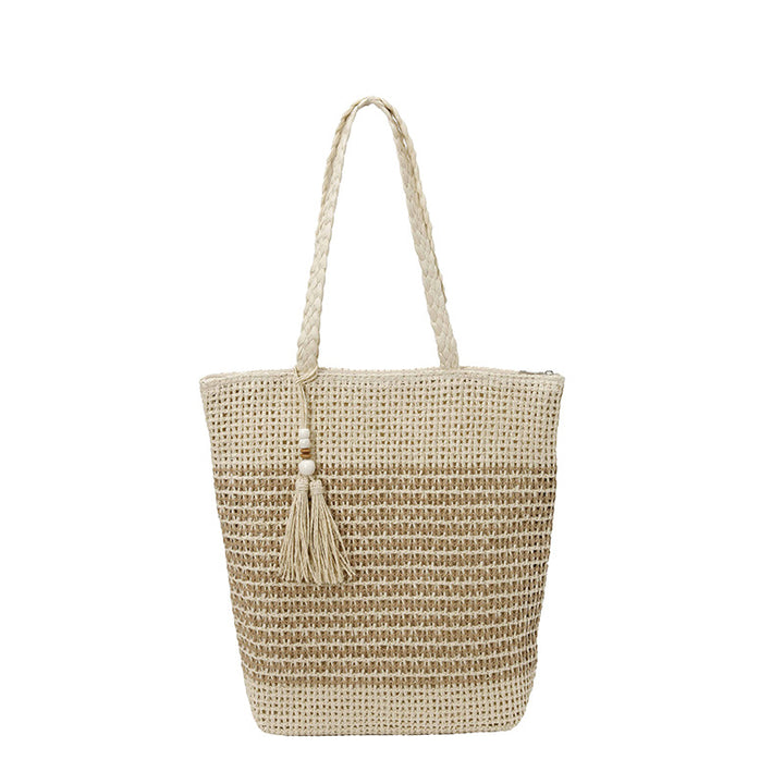 Elegant Woven Beach Bag Bowlift