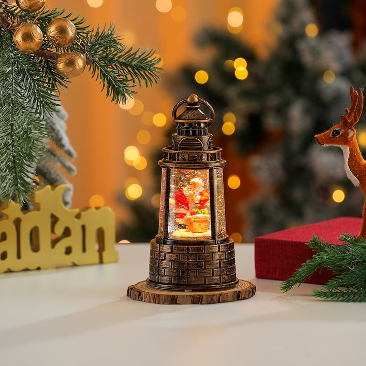 LED Christmas Lantern Decoration Bowlift