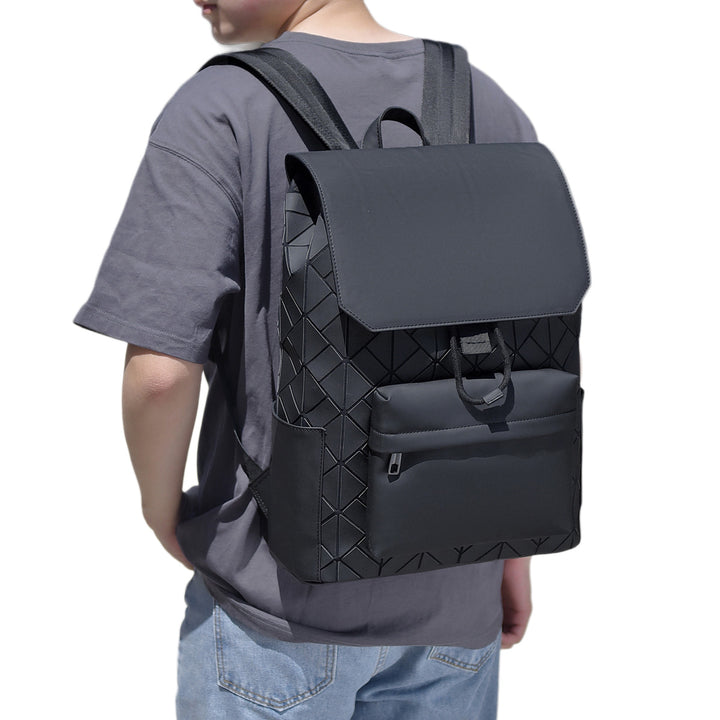 Trendy Geometric Print Backpack Bowlift