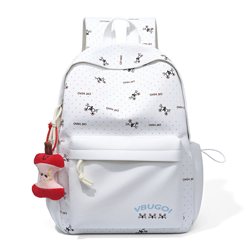 Playful Cat-Themed Backpack Bowlift