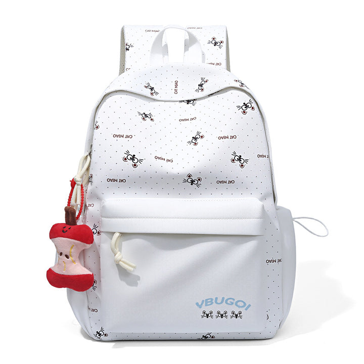 Playful Cat-Themed Backpack Bowlift