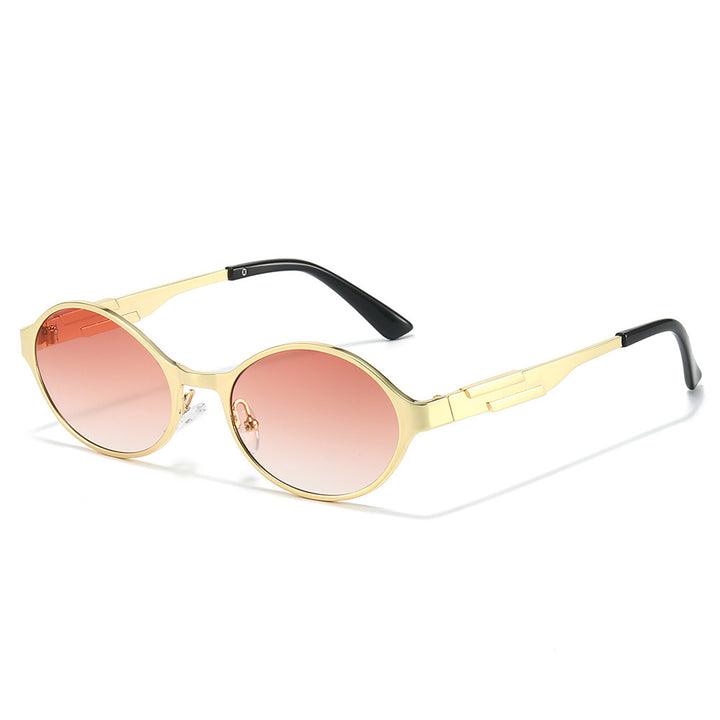 Unique Oval Frame Sunglasses Bowlift