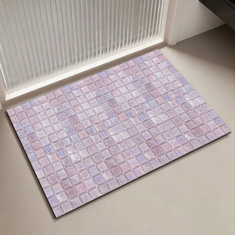 Mosaic Pattern Bath Mat Bowlift