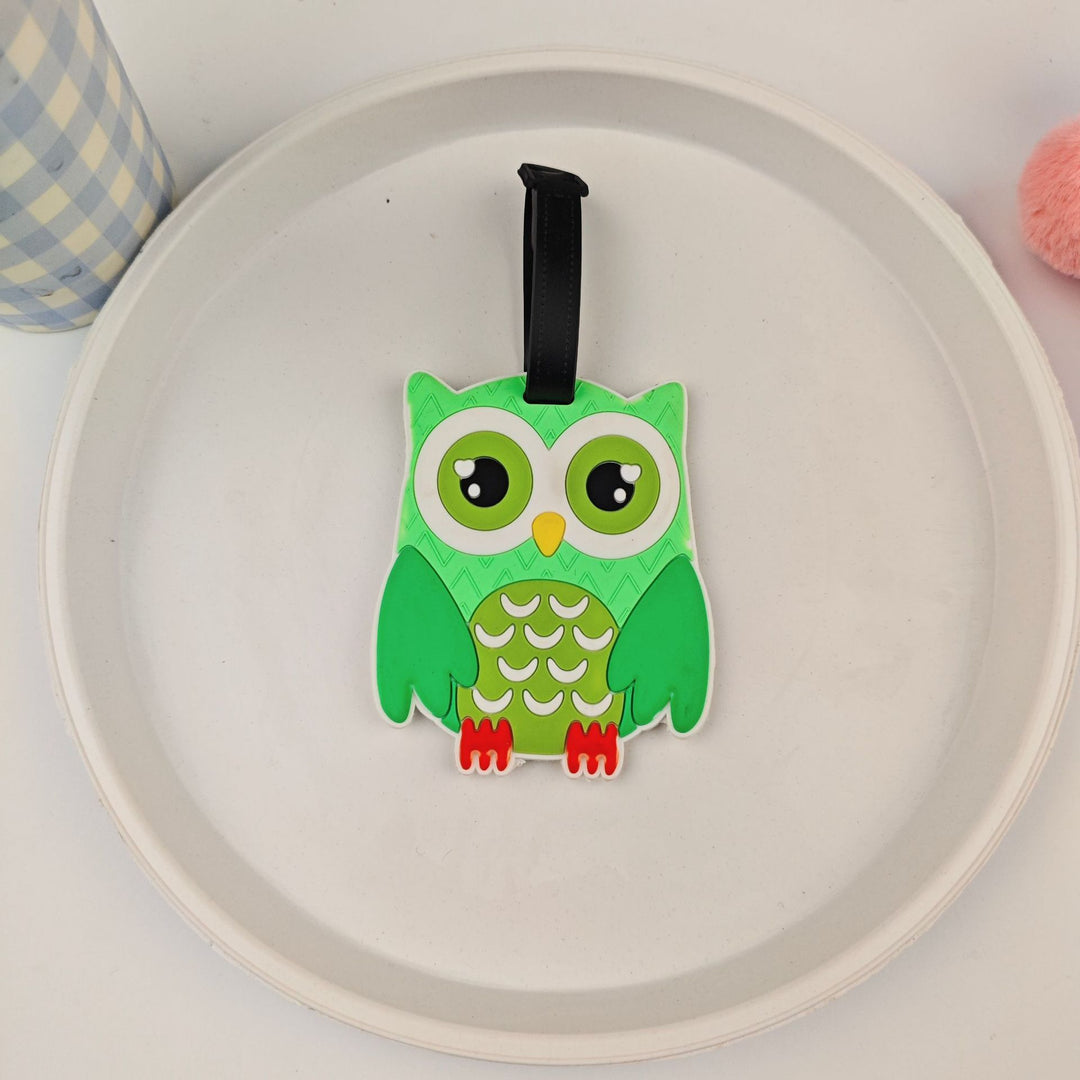 Unisex suitcase tag in owl design Bowlift