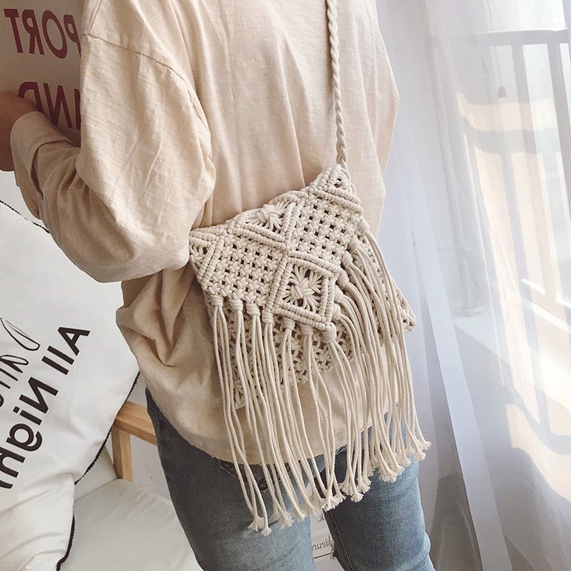 Macrame Shoulder Bag Bowlift