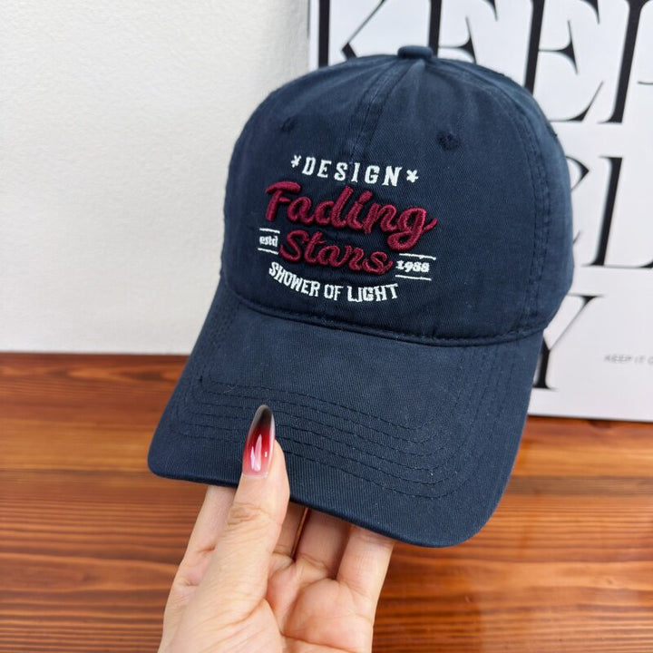 Women's Embroidered Cap with Inspirational Design Bowlift
