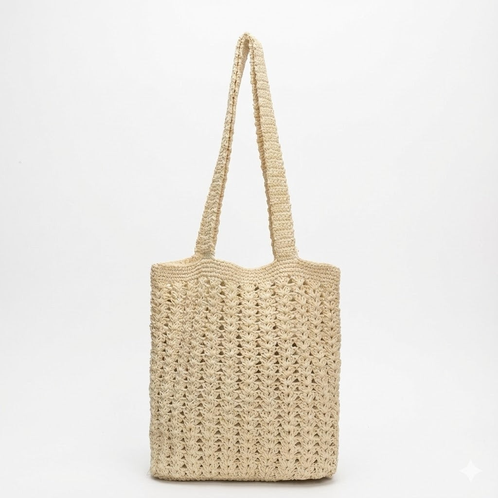 Handcrafted Shopping Bag Made of Fine Natural Material Bowlift
