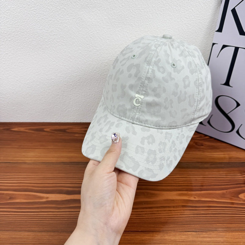 Women's Stylish Leopard Print Baseball Cap Bowlift