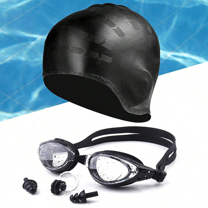 Swim set with breathable cap and optimal seal Bowlift