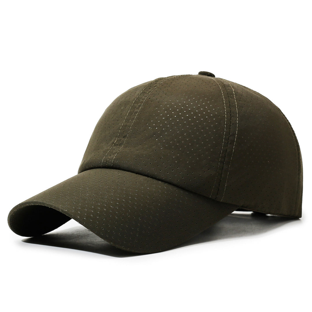 Women's Breathable Sport Cap with Hole Pattern Bowlift