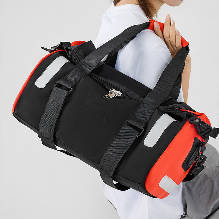 Multifunctional Sports Duffel Bag with Durable Material and Smart Compartment Design Bowlift