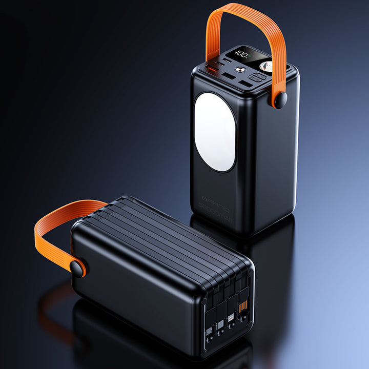Portable power bank with integrated LED light and multifunctional design Bowlift
