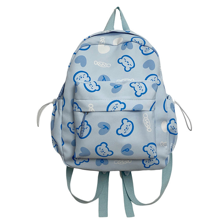 Cute Character Print School Backpack Bowlift