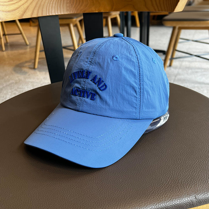 Women's Embroidered Active Lifestyle Baseball Cap Bowlift