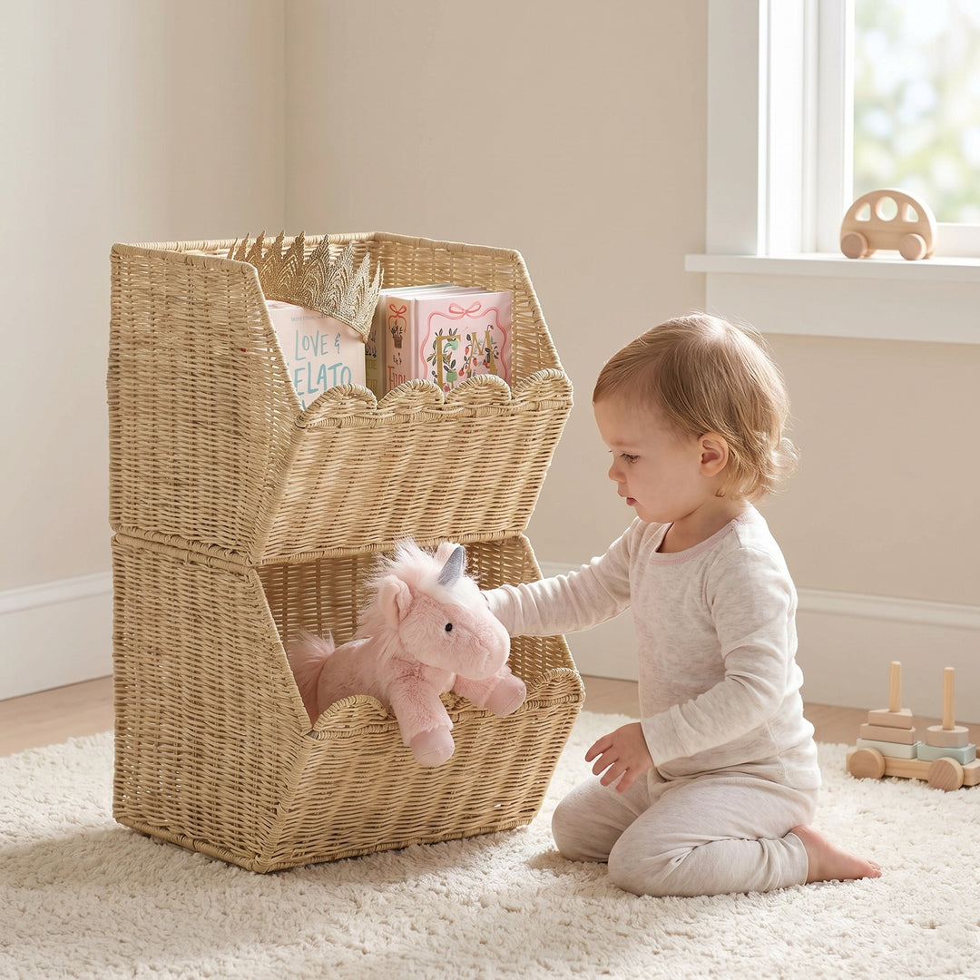 Multi-Storage Woven Organizer Bowlift