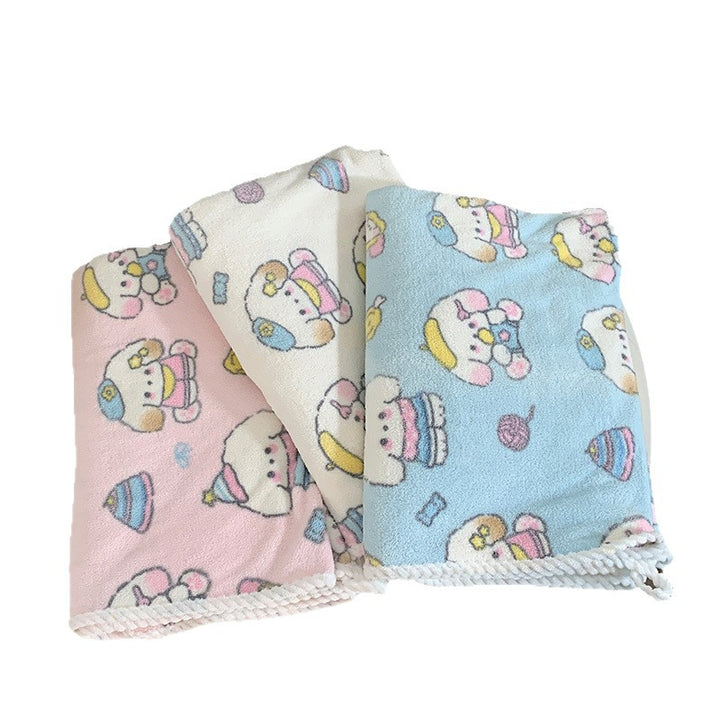 Cuddly blanket with playful animal motif Bowlift