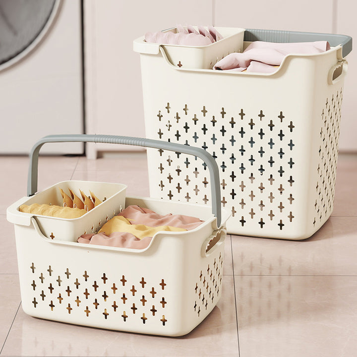 Women's stackable storage baskets with ergonomic handles Bowlift