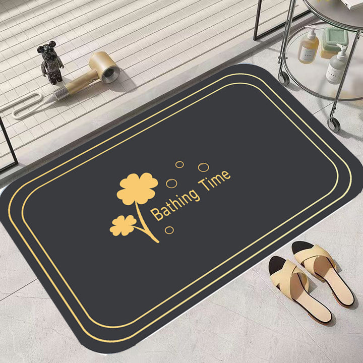 Elegant Family-Themed Soft Area Rug Bowlift
