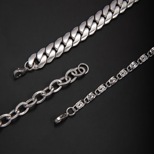Contemporary Link Chain Necklace Bowlift