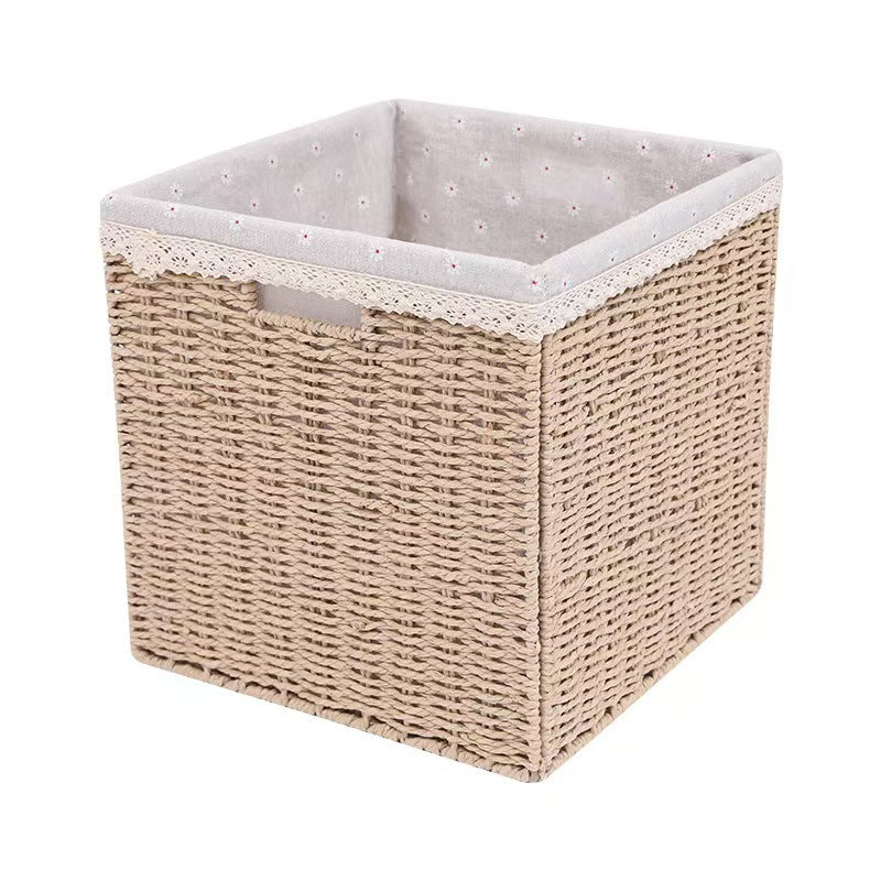 Stylish Woven Storage Cube Bowlift