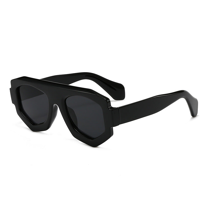 Women's fashionable hexagonal sunglasses Bowlift
