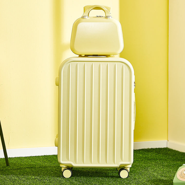 Unisex Durable Expandable Hard-Shell Suitcase Bowlift