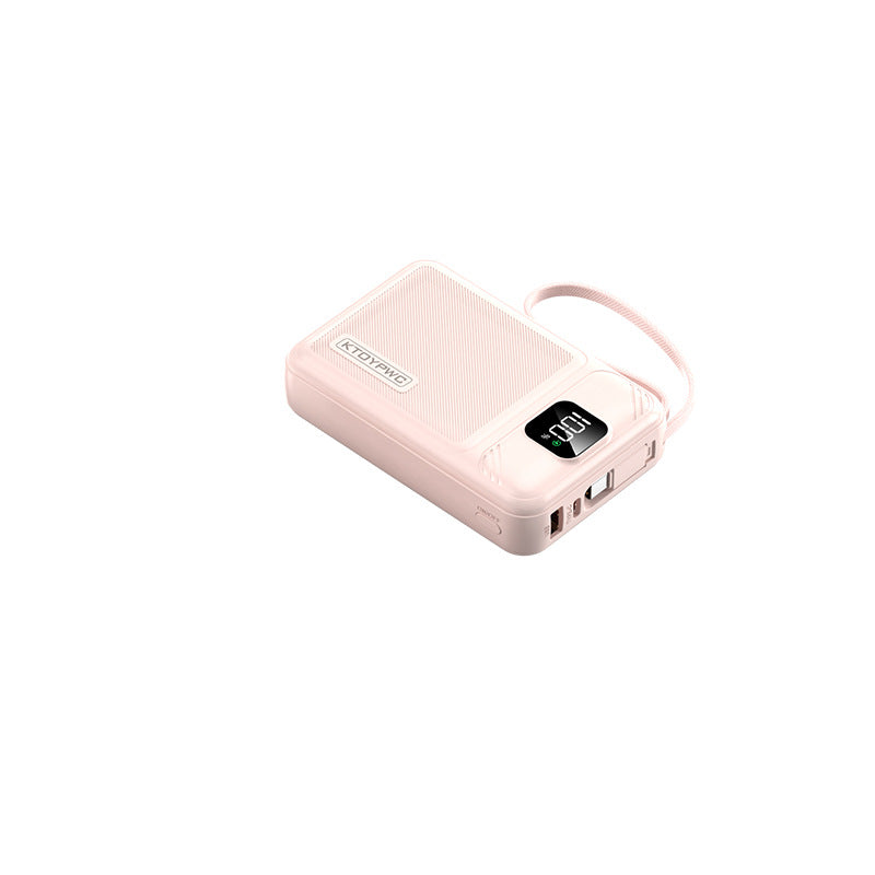 Portable power bank with intelligent charging management and LCD display Bowlift