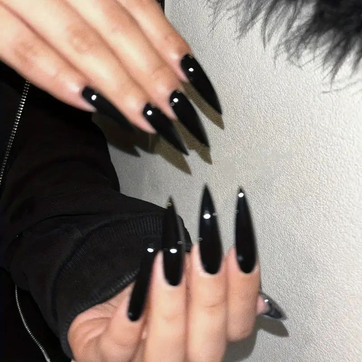Pointed Stiletto Nail Enhancements Bowlift