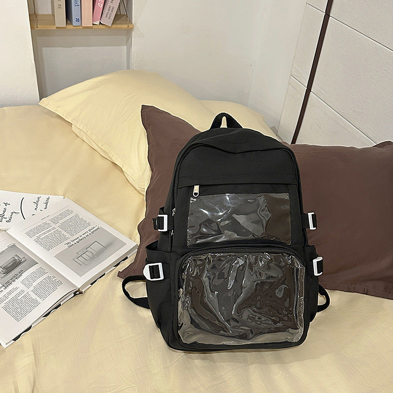 Clear Front Multi-Pocket Backpack Bowlift
