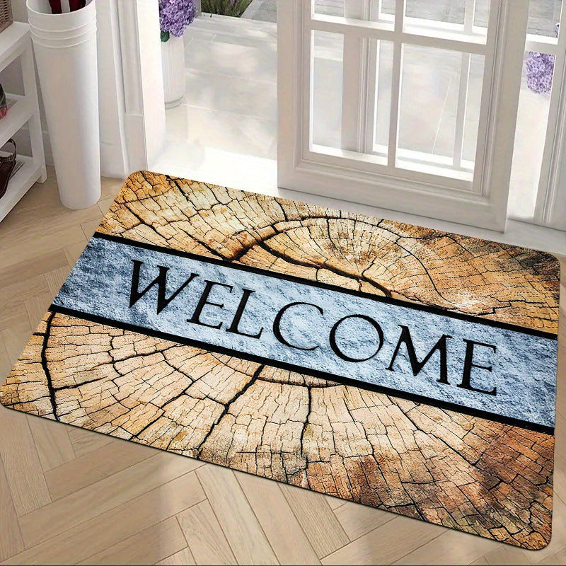 Rustic Welcome Mat Bowlift