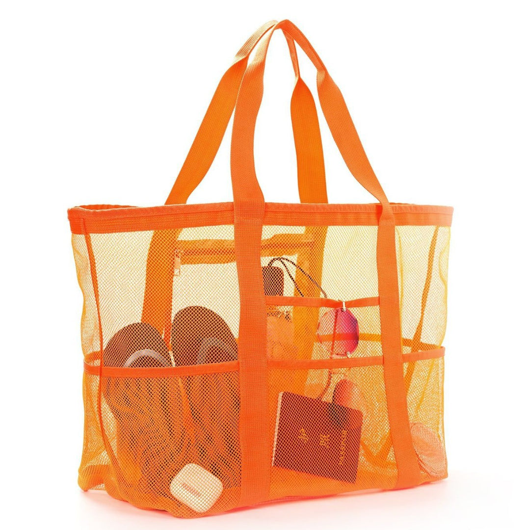 Large Beach Bag Made of Breathable Mesh Material Bowlift