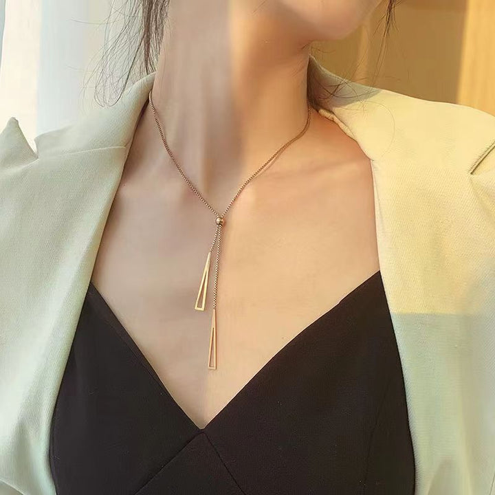 Elegant Layered Chain Necklace Bowlift