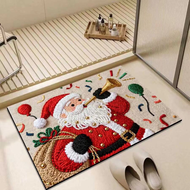 Christmas-Themed Entrance Mat Bowlift