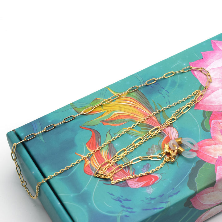 Fashion-Forward Metal Eyewear Chain Bowlift