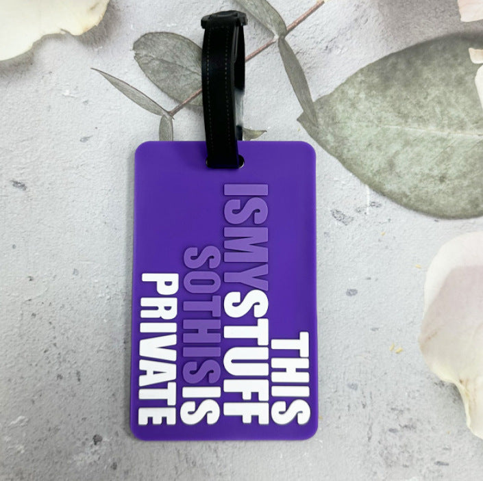 Humorous Travel Luggage Identifier Bowlift