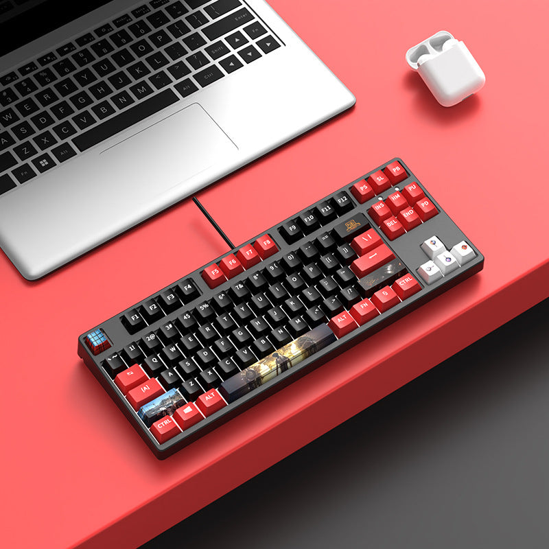 Compact Mechanical Gaming Keyboard Bowlift