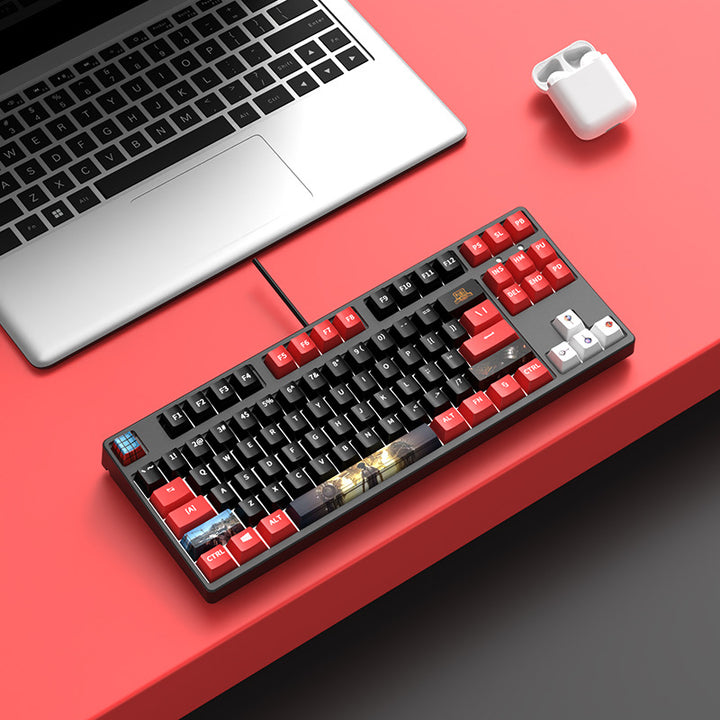 Compact Mechanical Gaming Keyboard Bowlift