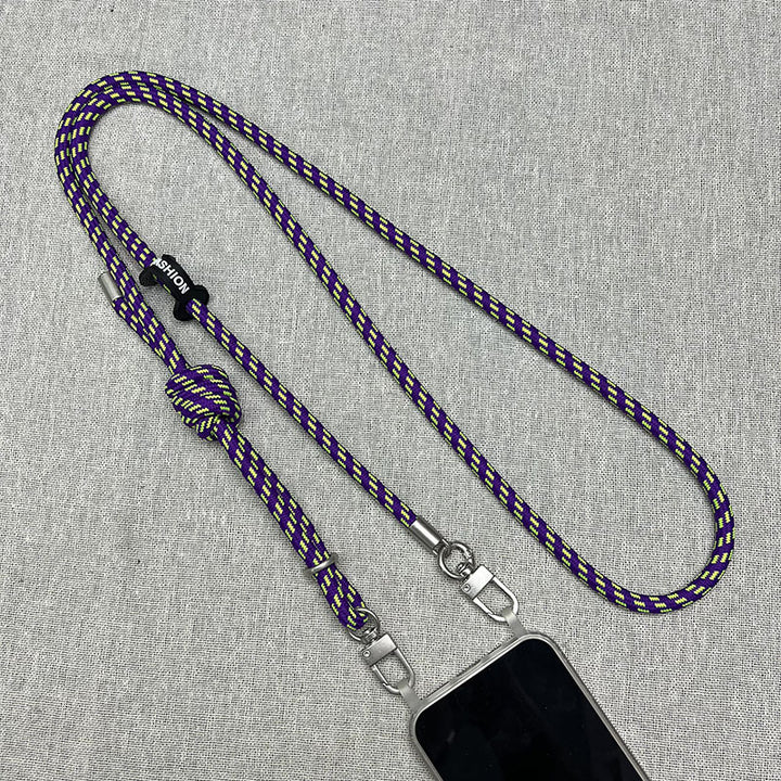 Adjustable Phone Lanyard Strap with Metal Clips Bowlift