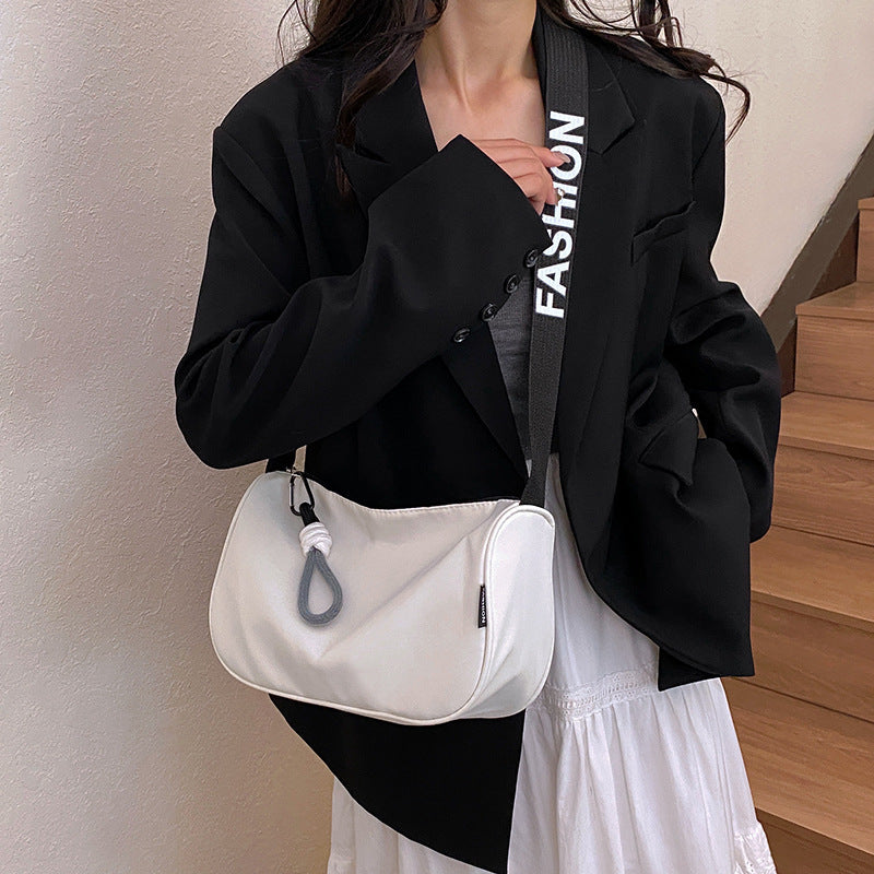 Versatile Soft Fabric Crossbody Bag Bowlift