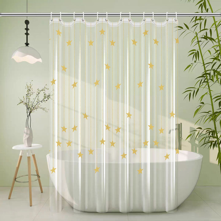 Goldfish Pattern Shower Curtain Bowlift