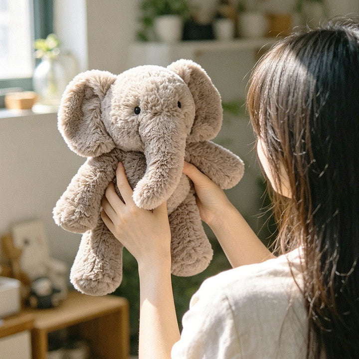 Lying Plush Elephant Body Pillow Cuddle Toy Bowlift