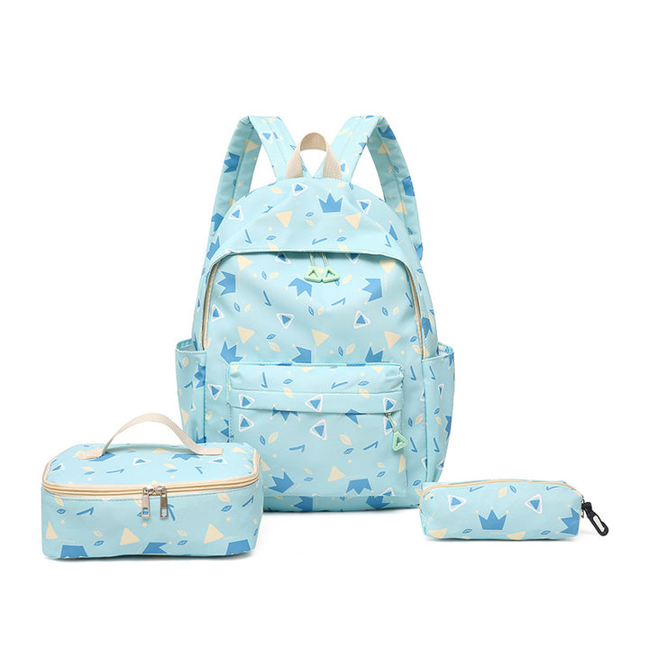 Stylish backpack with separate lunch container and pencil case Bowlift