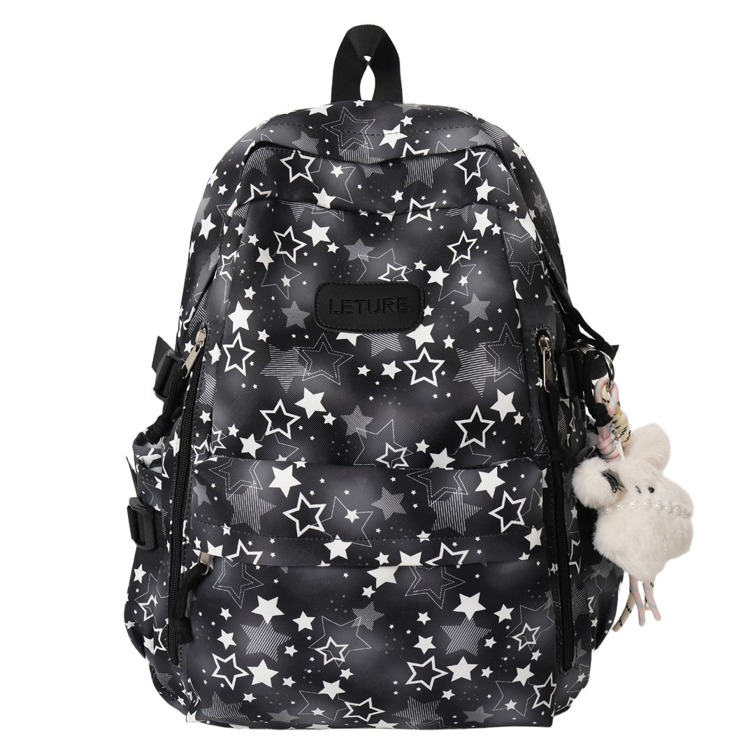 Star-Patterned Lightweight Backpack Bowlift