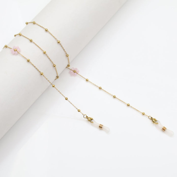 Floral Bead Eyewear Chain Bowlift